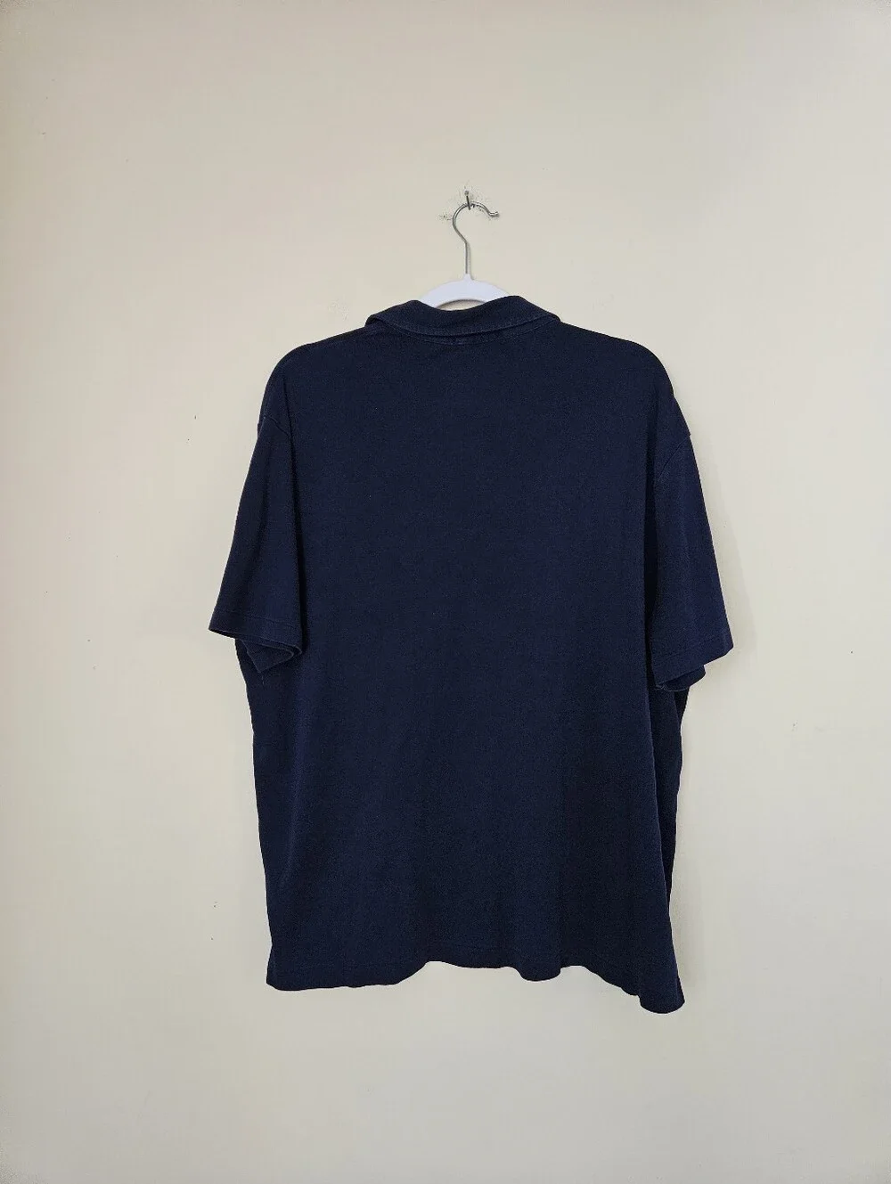 Ralph Lauren Navy Polo Shirt with White Pony Logo, Size XXL